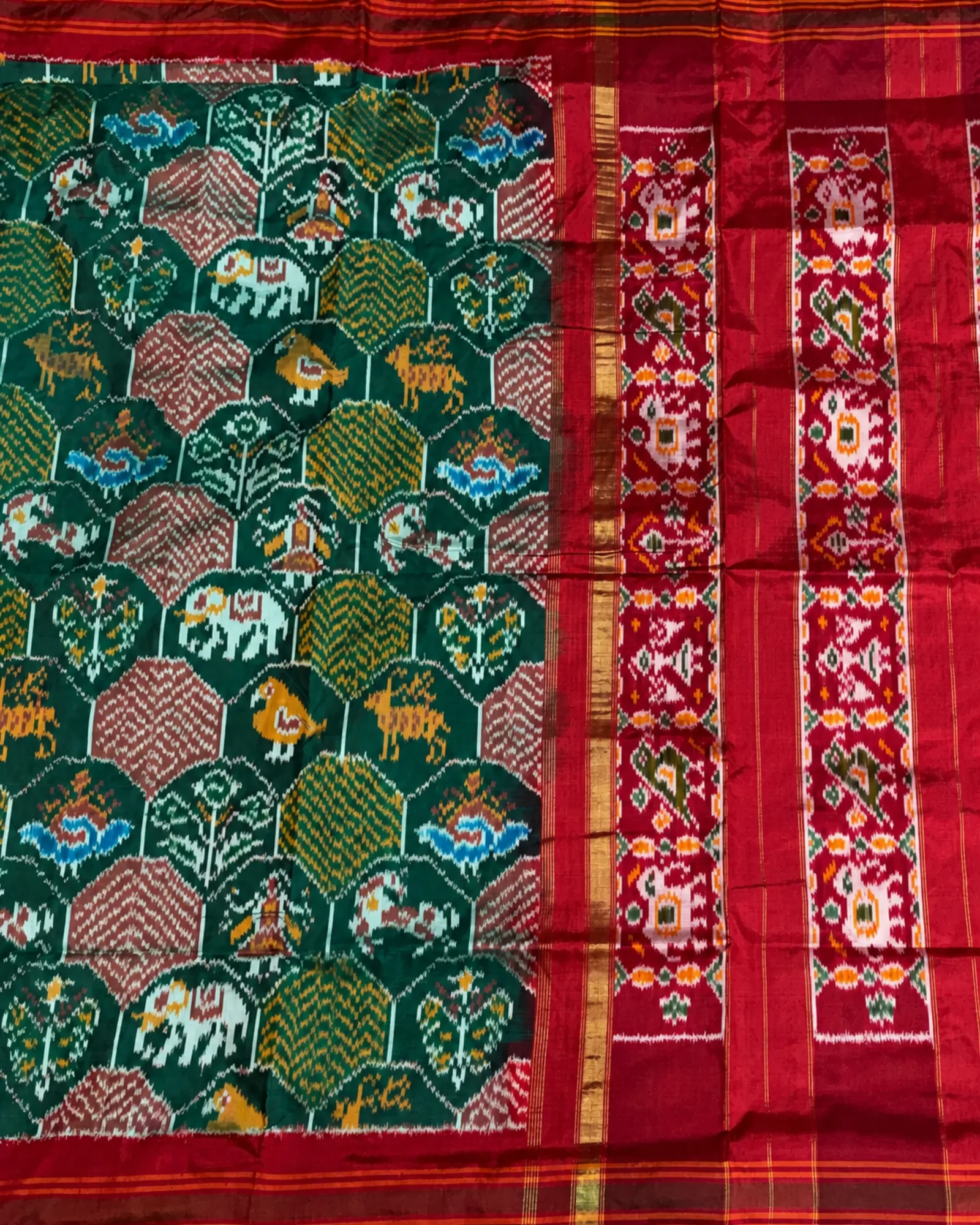 Silk Tie & Dye Sarees by Goli Yadagiri — representative photograph