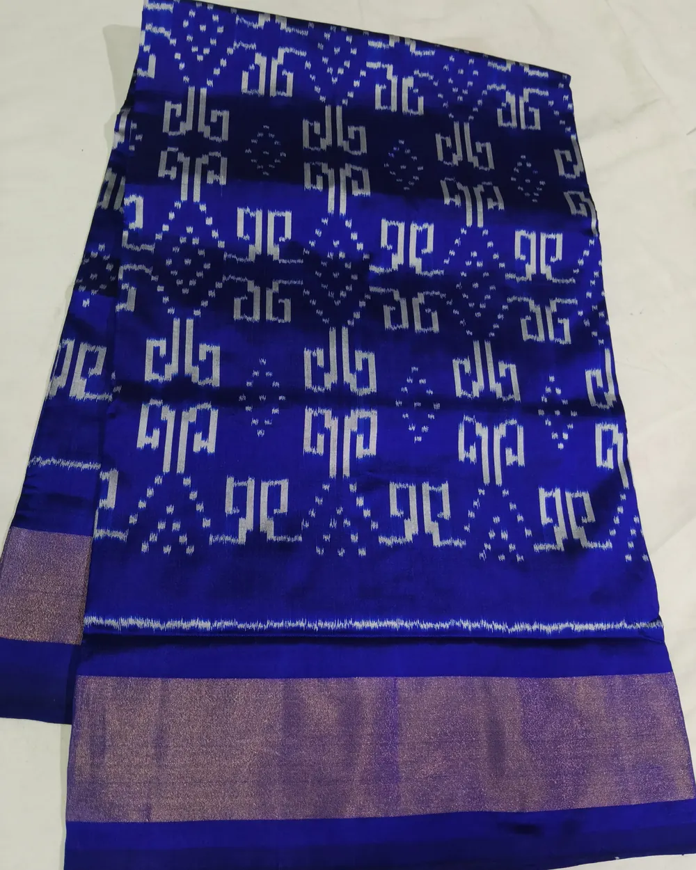 పట్టు ఇకత్ చీర, · Silk Ikat Saree,