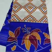 Silk Ikat Saree, · పట్టు ఇకత్ చీర,