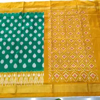 Silk Ikat Saree, · పట్టు ఇకత్ చీర,