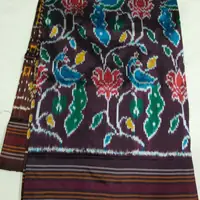 Silk Ikat Saree, · పట్టు ఇకత్ చీర,